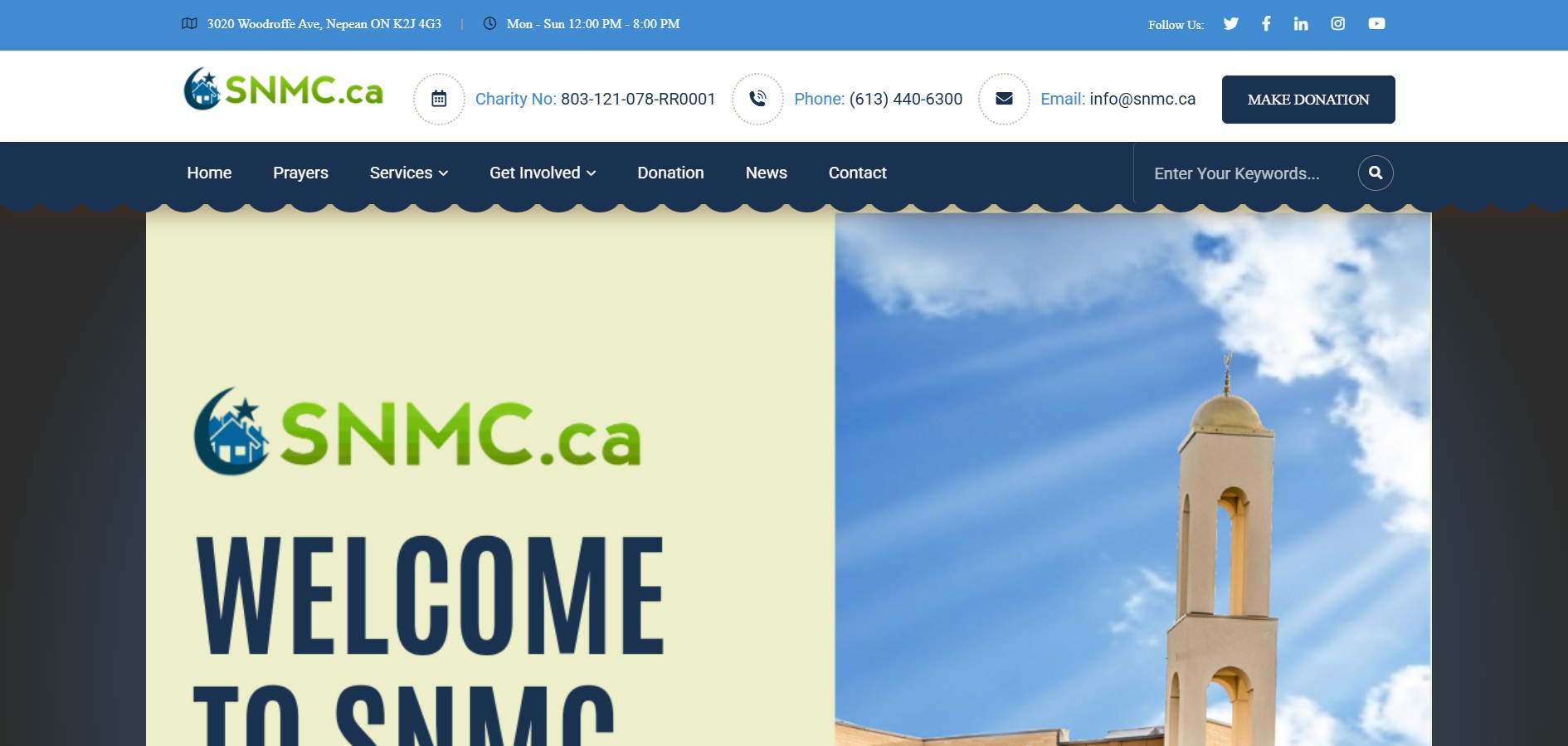 SNMC Prayer Schedule
